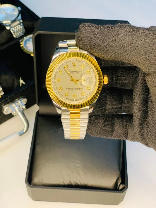 Rolex Datejust Champagne Diamond Dial